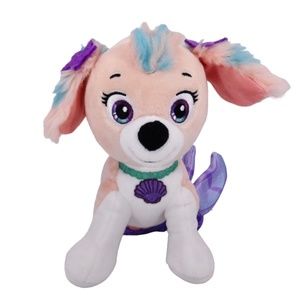 7” Paw Patrol Aqua Pups CORAL Plush Mermaid Dog Spin Master